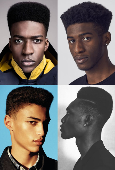 Two words: Will Smith. The Fresh Prince paved the way for the popularity of the shaped afro, giving rise to variations and interpretations like this alternative take on the classic hi-top fade.  This isnt the most versatile look as its designed to stay in the shape that its been cut, so theres not much room to change it up. Also, afro or extremely curly hair is essential.  Before your cut, make sure you take time to discuss with your barber or stylist the degree to which you want the shape of your afro to point out; getting this part right is crucial so that you can brush it into shape easily.  There are so many different variations on this style so it might be worth taking some images of styles you like with you to your haircut. Guys often feel embarrassed taking pictures with them but the more insight the person cutting your hair has, the better.  Make sure you go to a stylist or barber who knows how to work with your hair type and get yourself proper tools like an afro comb to style