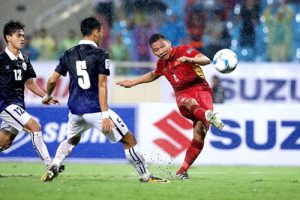 Anh Đức sẽ “xé lưới” Campuchia tối nay. Ảnh: I.T