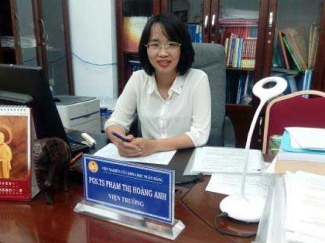 PGS-TS Phạm Thị Hoàng Anh - Viện trưởng Viện NCKH Ngân hàng (Học viện Ngân hàng)