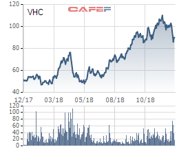 VHC tăng gần gấp đôi trong năm qua