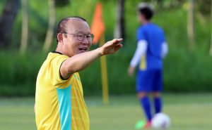 HLV Park Hang-seo hiện ở Philippines, chuẩn bị cho bán kết lượt đi AFF Cup 2018. Ảnh: Đức Đồng
