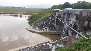 Vị trí phát hiện thi thể anh Trung. Ảnh: Lam Sơn.