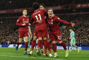 Liverpool hoàn toàn áp đảo Arsenal trên sân nhà Anfield. Ảnh: Getty Images.