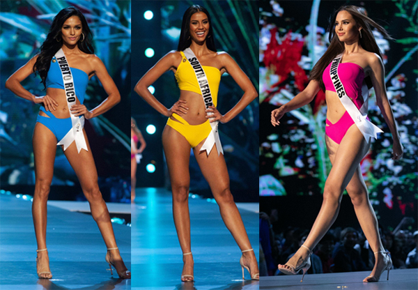 Chuyên trang Missosology dự đoán người đẹp Philippines - Catriona Gray - đăng quang, đại diện Puerto Rico - Kiara Ortega - là Á hậu 1 và thí sinh Nam Phi - Tamaryn Green - là Á hậu 2.