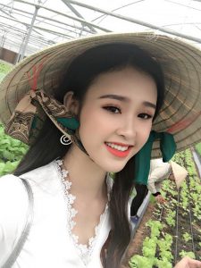Á khôi sinh viên Việt Nam 2018 sở hữu vẻ đẹp ngọt ngào. Ảnh: FBNV