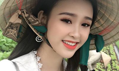 Á khôi sinh viên Việt Nam 2018 sở hữu vẻ đẹp ngọt ngào. Ảnh: FBNV