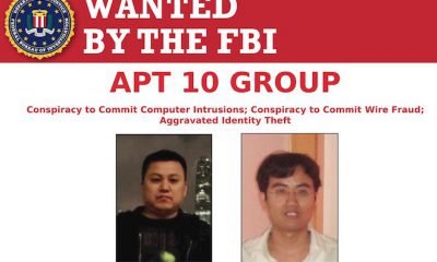 Lệnh truy nã của FBI với hai công dân Trung Quốc Zhu Hua và Zhang Shilong.