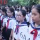 Học sinh Quảng Ninh trong lễ khai giảng năm học 2015-2016. Ảnh: Minh Cương