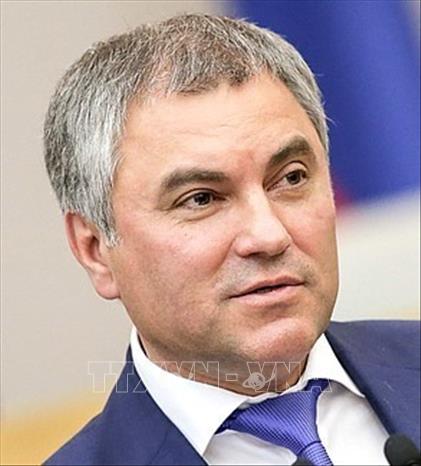 Chủ tịch Duma Quốc gia Nga Vyacheslav Viktorovich Volodin. Ảnh: TTXVN phát