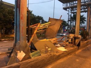 Hiện trường vụ việc. (Nguồn: CTV)