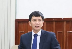 Ông Phạm Quốc Khánh, trưởng phòng đào tạo Học viện Ngân hàng