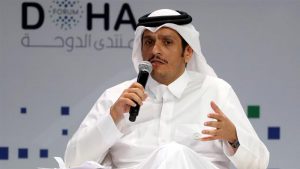 Ngoại trưởng Qatar Sheikh Mohammed bin Abdulrahman Al Thani. Ảnh: Getty.