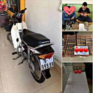 Honda Dream biển ngũ quý 9 được cho là vừa bán với giá 320 triệu VNĐ.