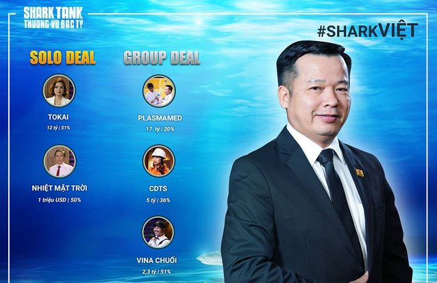 Shark Nguyễn Thanh Việt đầu tư 47,150 tỷ đồng.