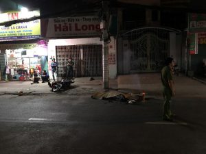 Hiện trường vụ tai nạ ẢNH: CÔNG NGUYÊN