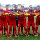 Đội U19 Hồng Lĩnh Hà Tĩnh ra quân trong trang phục màu đỏ truyền thống
