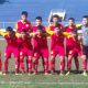 Đội hình ra sân của U19 Hồng Lĩnh Hà Tĩnh trong trận gặp U19 Thanh Hóa