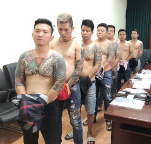 Vũ đứng đầu và nhóm đàn em bị công an bắt giữ