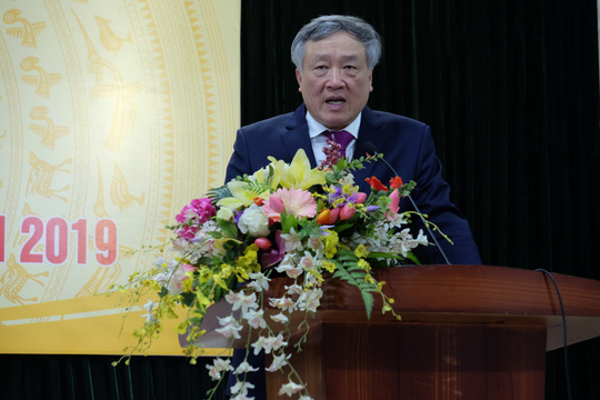 Chánh án TAND Tối cao Nguyễn Hòa Bình phát biểu tại Hội nghị