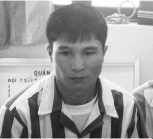 Phạm nhân Đồng Văn Đại trong trại giam