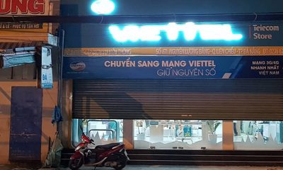 Cửa hàng Viettel bị cướp - Ảnh: T.C