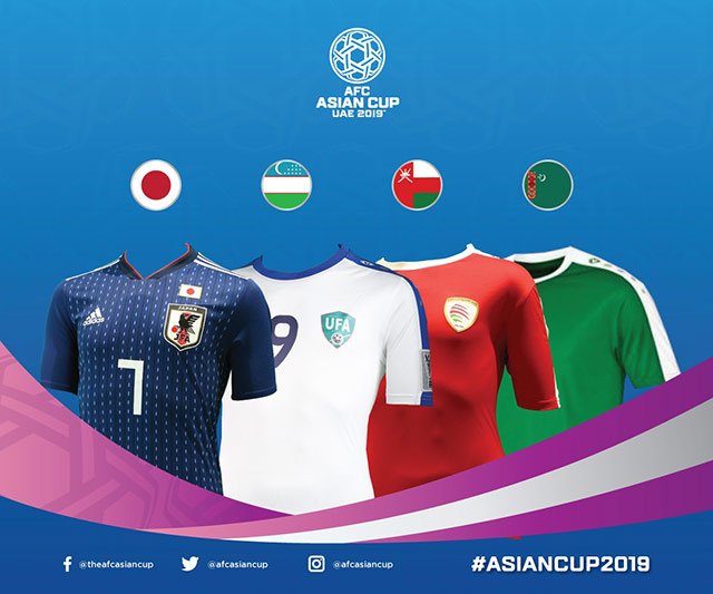 đội tuyển tham dự VCK Asian Cup 2019