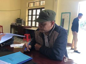 Lái xe Tô Hoài Bắc. Ảnh: P.B