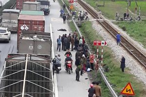 Hiện trường vụ tai nạn. Ảnh: Otofun