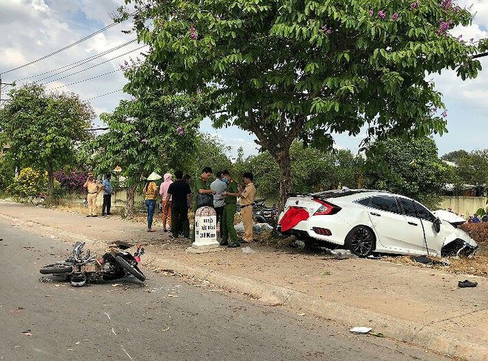 Hiện trường vụ tai nạn