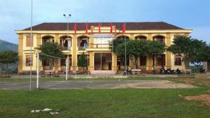 Trụ sở xã Kỳ Hợp. Ảnh: Hà Vũ
