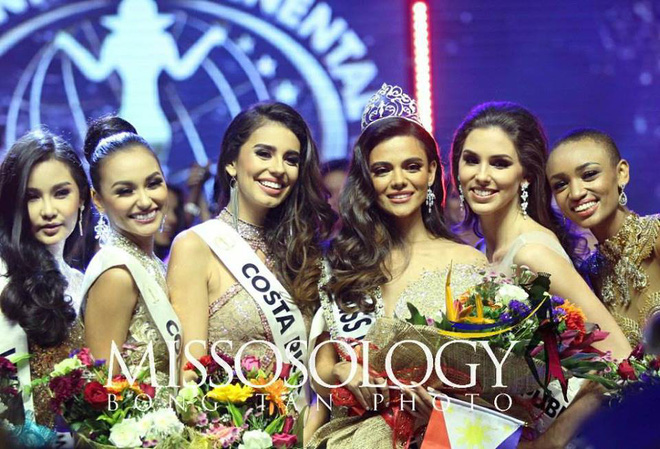 Top 6 Hoa hậu Liên lục địa 2018.