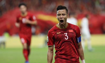 Thủ quân Quế Ngọc Hải ghi bàn ấn định chiến thắng 2-0 cho tuyển Việt Nam trước Yemen. Ảnh: Minh Chiến
