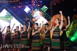 Một tiết mục trong chương trình văn nghệ tại đêm khai mạc.