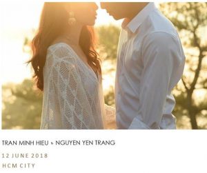 Thiệp cưới của Yến Trang được cựu thành viên nhóm Mây Trắng hé lộ.