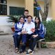 Thầy Hiệu trưởng Phan Thanh Toàn cùng những học sinh đạt giải