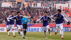 Hà Nội FC đã không thể duy trì được niềm vui đến khi trận đấu kết thúc