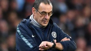 HLV Sarri thất vọng cùng cực