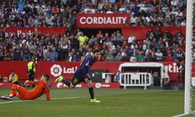 Messi lại tỏa sáng giúp Barca củng cố ngôi đầu La Liga