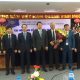 Ông Đào Ngọc Thanh - Tân Chủ tịch HĐQT cùng HĐQT Tổng công ty Vinaconex ra mắt.