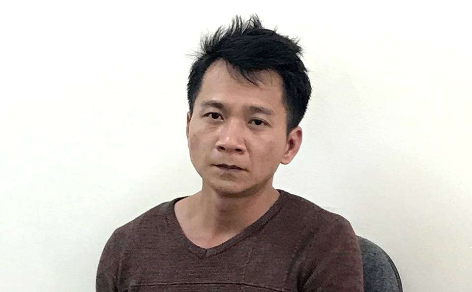 Đối tượng Vương Văn Hùng, một trong 5 đối tượng sát hại nữ sinh Cao Thị Mỹ Duyên bị Cơ quan công an tỉnh Điện Biên bắt giữ ngày 13.2. (Ảnh: I.T)