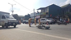 Hiện trường vụ tai nạn khiến 1 học sinh tử vong