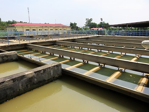 trong quy trình sản xuất nước sạch tại Xí nghiệp sản xuất nước sạch (Nhà máy nước Cầu Đỏ)
