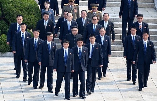 Ông Kim Jong-un được bảo vệ chặt chẽ