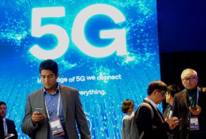 Trải nghiệm mạng 5G tại Hội nghị di động thế giới MWG 2019. Ảnh: Viễn Thông