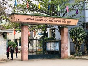 Trường THPT Tiên Yên, huyện Tiên Yên, tỉnh Quảng Ninh.