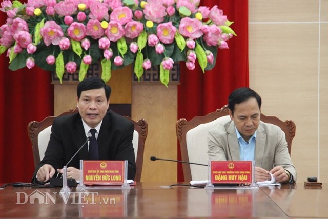 Chủ tịch UBND tỉnh Quảng Ninh Nguyễn Đức Long nhắc nhở các địa phương lơ là với dịch tả lợn châu Phi tại cuộc họp khẩn. 