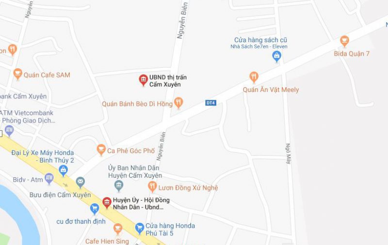 Vụ TNGT xảy ra trước cổng UBND thị trấn Cẩm Xuyên