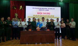 Hội ND thành phố Đà Nẵng và Bộ đội Biên phòng ký kết chương trình phối hợp "Vận động nông dân đẩy mạnh phát triển kinh tế, văn hóa, xã hội gắn với nhiệm vụ xây dựng, quản lý, bảo vệ chủ quyền an ninh biên giới, biển, đảo” .