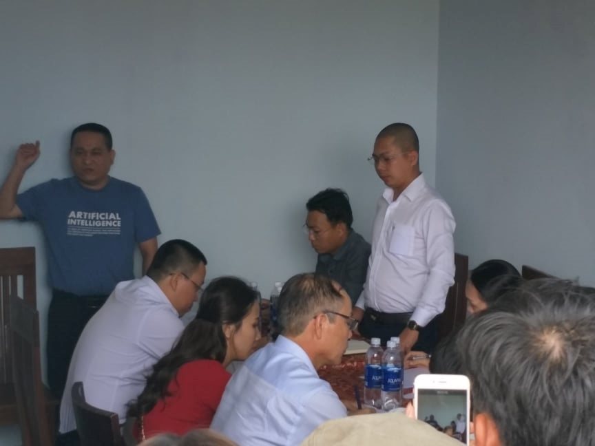 Cuộc đối thoại 3 bên của 2 công ty và người dân bất thành diễn ra cách đây chưa lâu.