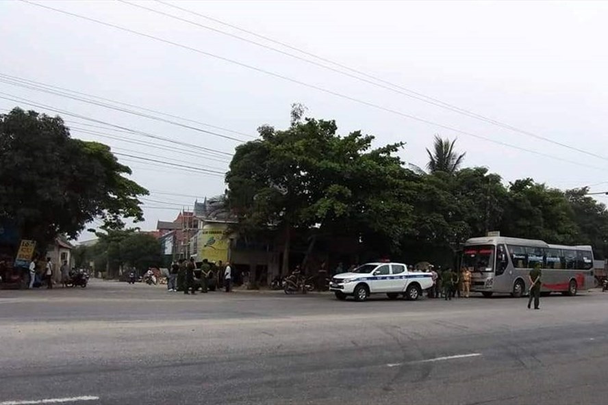 Hiện trường nơi xẩy ra sự việc - Ảnh: CTV